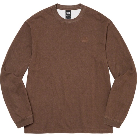 Supreme Supreme®/The North Face® Pigment Printed L/S Top - Brown