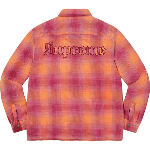 ジャケット・アウター Supreme 22AW ShearlingLined FlannelSHIRT Shearling Lined Flannel Shirt - fall/winter 2022 - Supreme