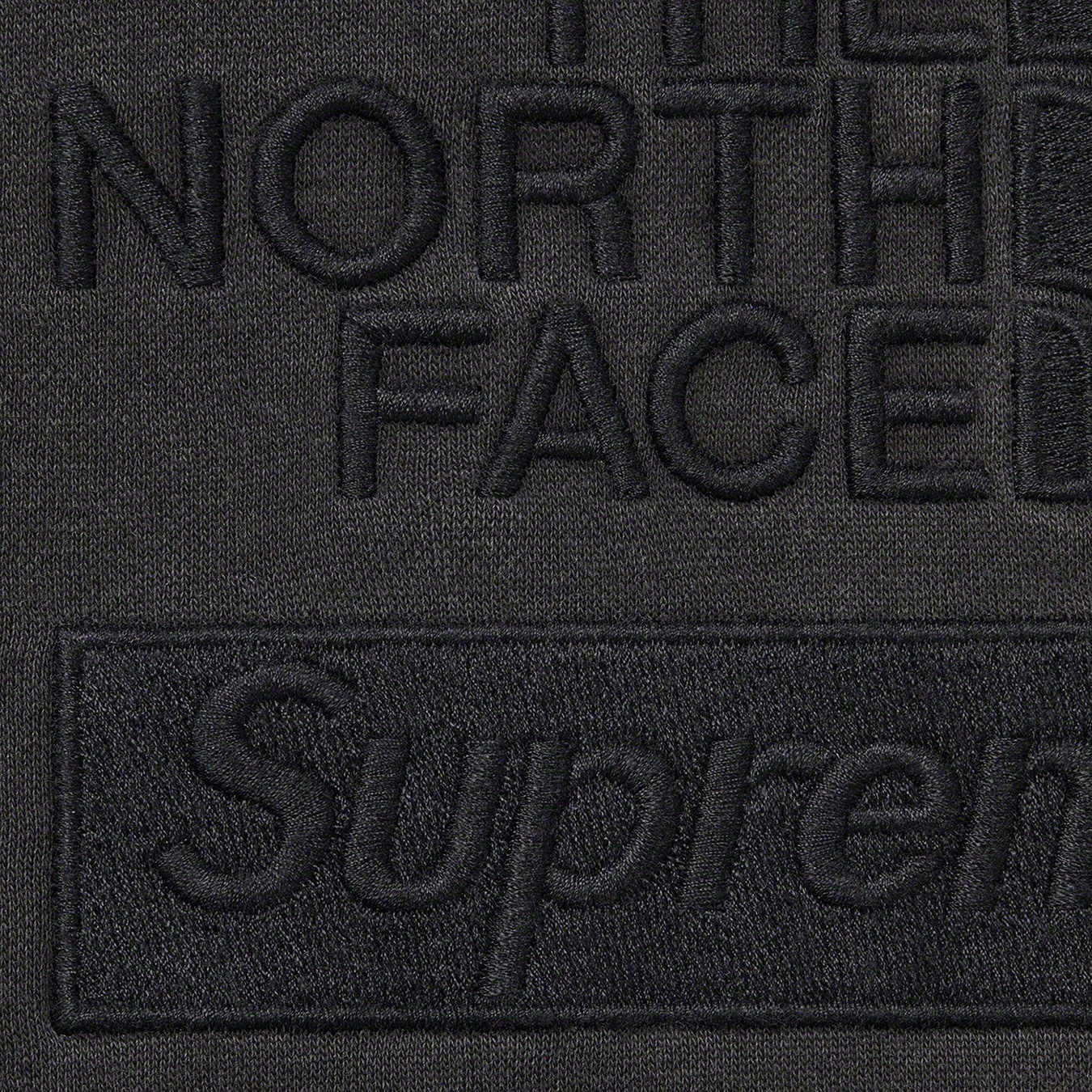 Supreme Supreme The North Face Pigment Printed Hooded Sweatshirt (FW22) - Black - $138