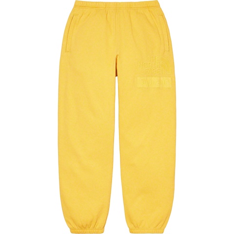 Supreme Supreme®/The North Face® Pigment Printed Sweatpant - Yellow