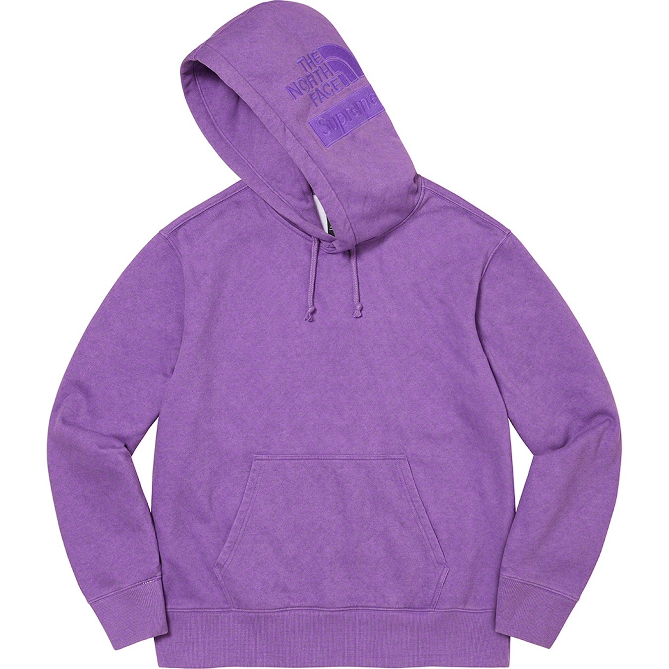 Supreme Supreme The North Face Pigment Printed Hooded Sweatshirt (FW22) - Purple - $138