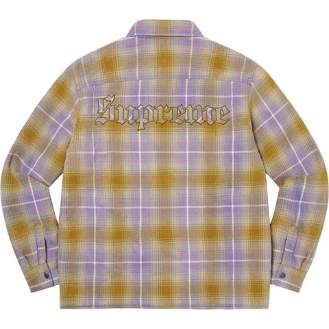 Shearling Lined Flannel Shirt - fall/winter 2022 - Supreme