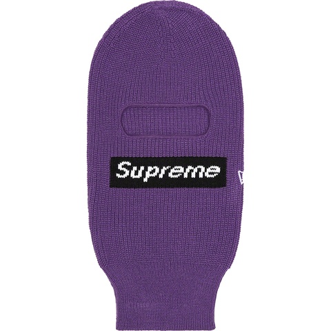 Supreme New Era® Box Logo Balaclava - Dark Purple