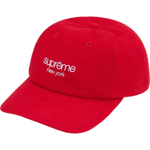Supreme Waxed Wool 6-Panel - Red
