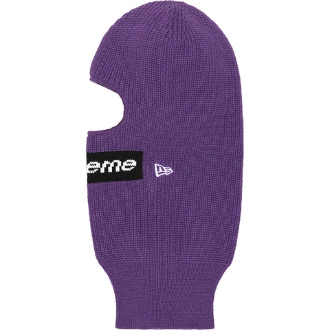 Supreme New Era® Box Logo Balaclava - Dark Purple