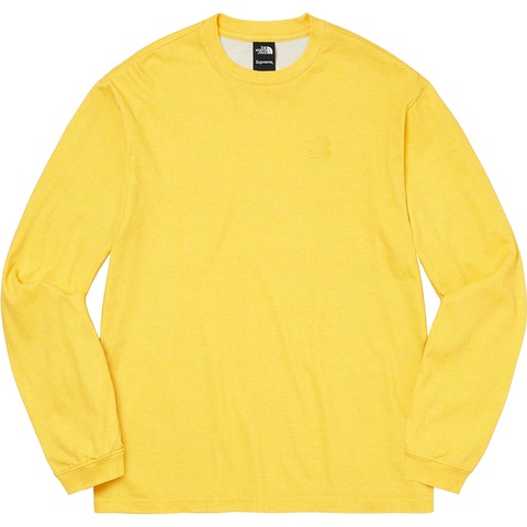 Supreme Supreme®/The North Face® Pigment Printed L/S Top - Yellow