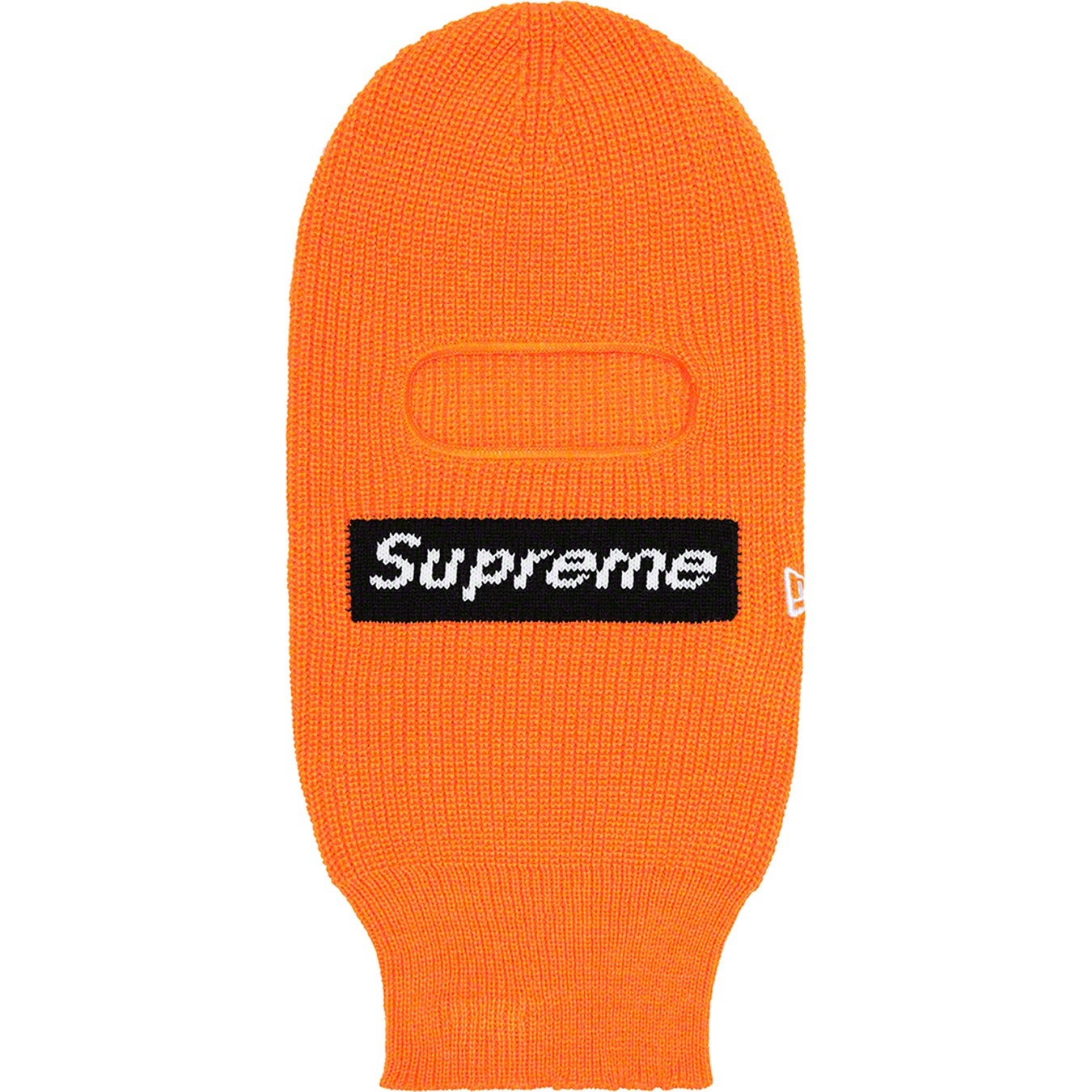 Supreme New Era Box Logo Balaclava (FW22) - Orange - $58