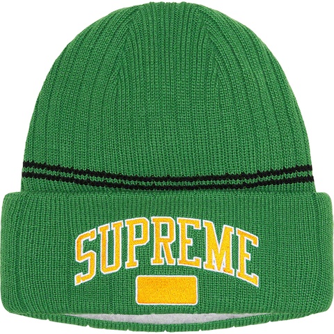 Supreme Fleece Lined Beanie - Green