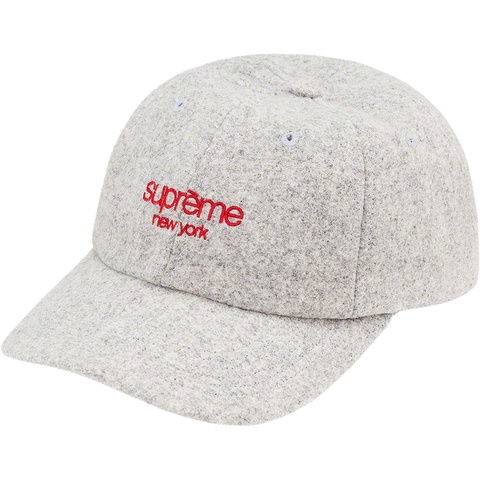 Supreme Waxed Wool 6-Panel - Grey