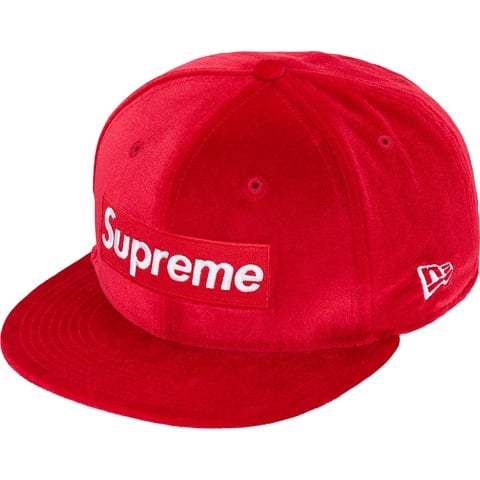 Supreme Velour Box Logo New Era® - Red