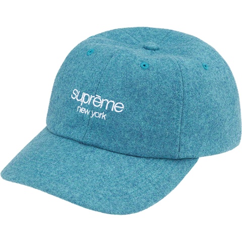 Supreme Waxed Wool 6-Panel - Cyan
