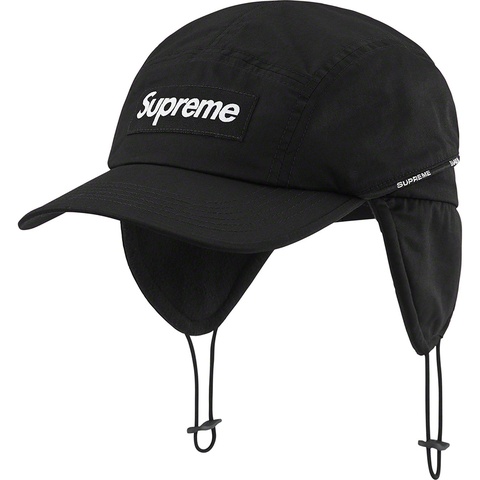 Supreme Packable Earflap Camp Cap - Black