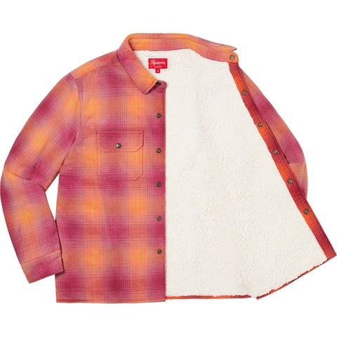 Shearling Lined Flannel Shirt - fall/winter 2022 - Supreme
