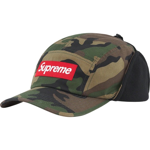 Supreme Packable Earflap Camp Cap - Woodland Camo