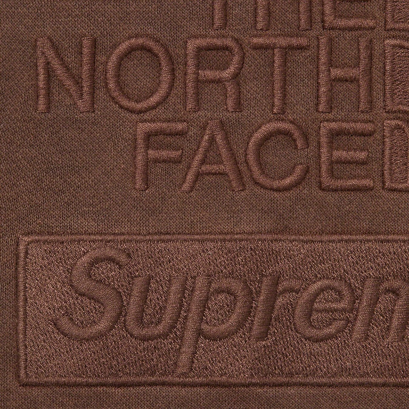 Supreme Supreme The North Face Pigment Printed Hooded Sweatshirt (FW22) - Brown - $138