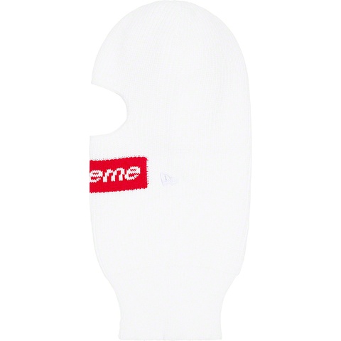 Supreme New Era® Box Logo Balaclava - White