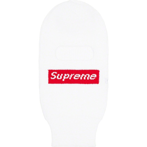 Supreme New Era® Box Logo Balaclava - White
