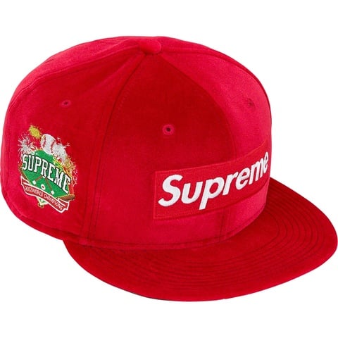 Supreme Velour Box Logo New Era® - Red