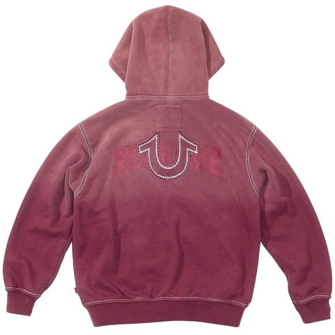 Supreme®/True Religion® Zip Up Hooded Sweatshirt - Supreme