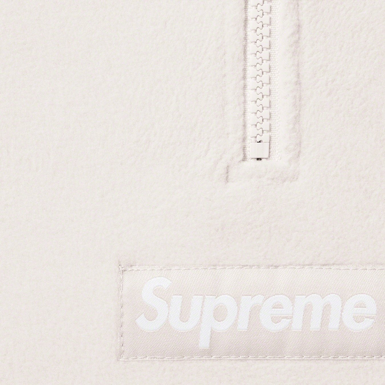 Supreme Polartec Facemask Half Zip Pullover (FW22) - Stone - $148