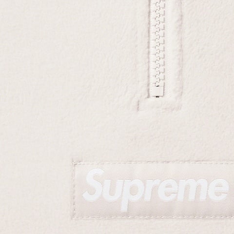 Supreme Polartec® Facemask Half Zip Pullover - Stone