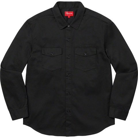 Supreme Raymond Pettibon Work Shirt - Black