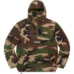 Supreme Polartec Facemask Half Zip Pullover (FW22) - Woodland Camo