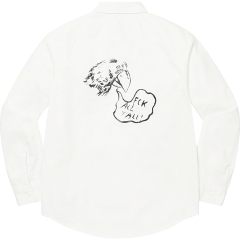 Supreme Raymond Pettibon Work Shirt - White