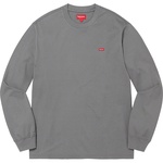 Supreme Small Box L S Tee (FW22) - Charcoal