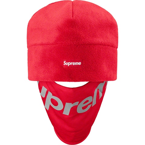 Supreme Polartec® Facemask Beanie - Red