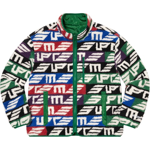 Lサイズ Supreme WINDSTOPPER® Fleece Jacket Geo Reversible WINDSTOPPER® Fleece Jacket - Supreme