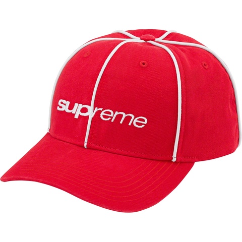 Supreme Piping 6-Panel - Red