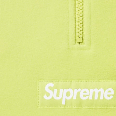 Supreme Polartec® Facemask Half Zip Pullover - Lime