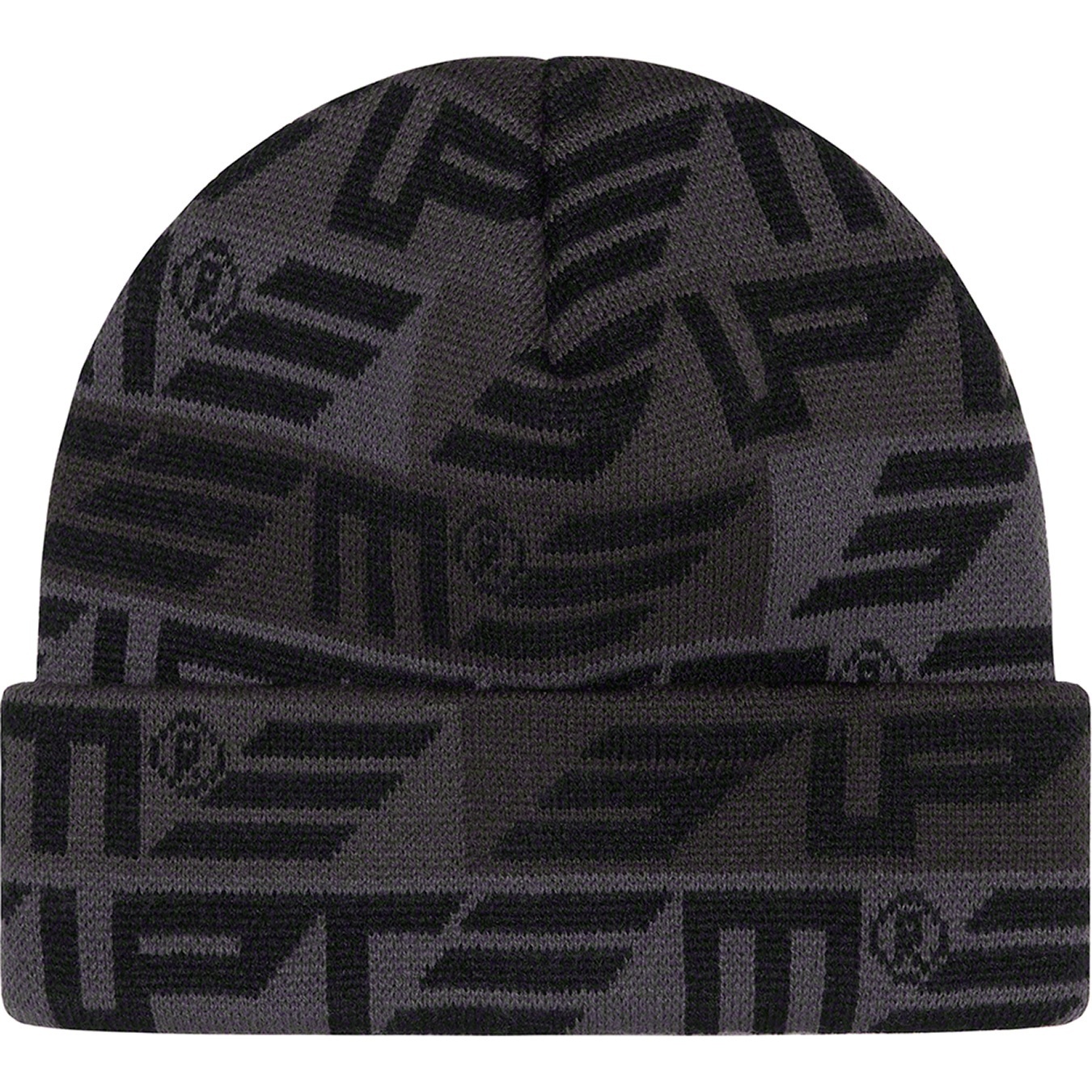 Supreme Geo Beanie (FW22) - Black - $40