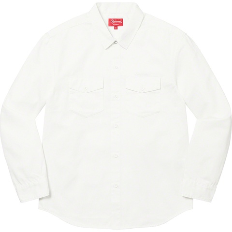 Supreme Raymond Pettibon Work Shirt - White