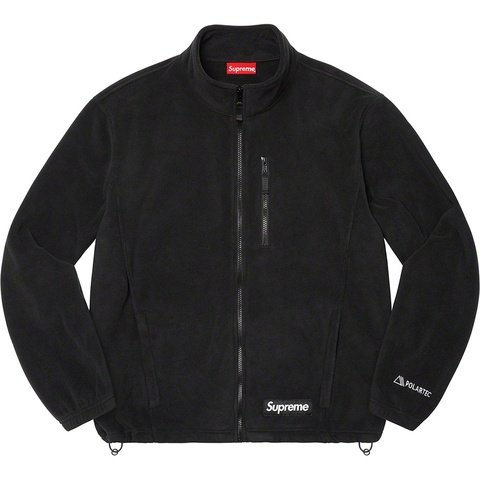 ジャケット・アウター Supreme Polartec Zip Jacket Black L Supreme Polartec Zip Jacket 