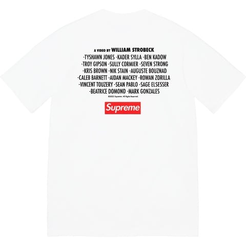 Supreme "Play Dead" Tee - White
