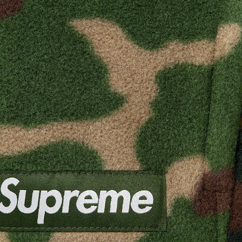 Supreme Polartec® Zip Jacket - Woodland Camo
