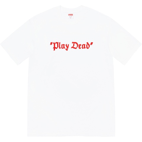Supreme "Play Dead" Tee - White