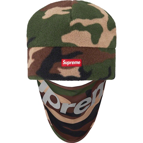 Supreme Polartec® Facemask Beanie - Woodland Camo