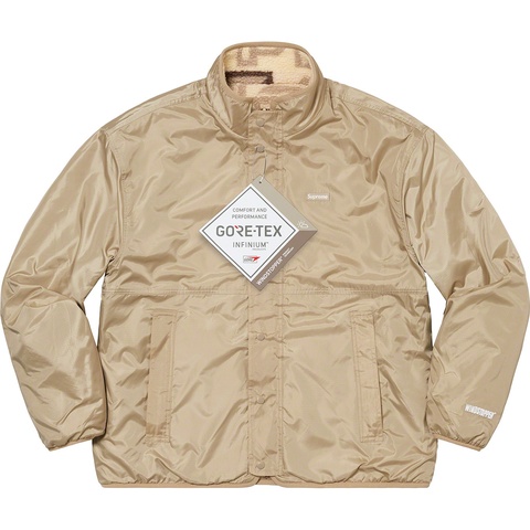 Supreme Geo Reversible WINDSTOPPER® Fleece Jacket - Tan