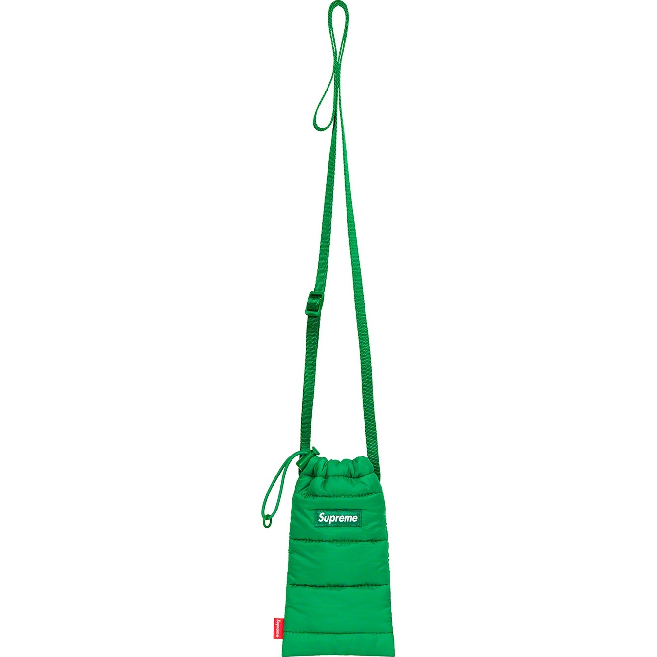 Supreme Puffer Neck Pouch (FW22) - Green - $30