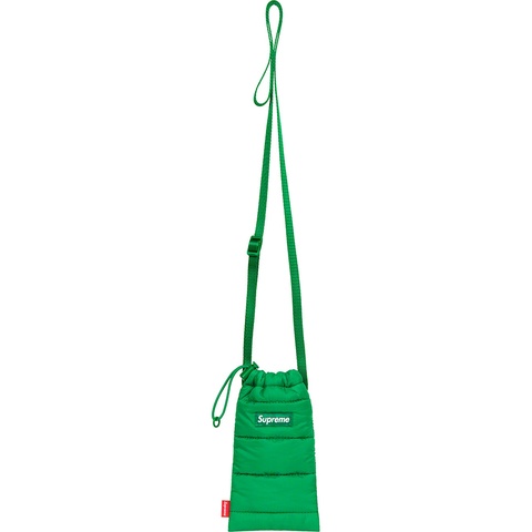 supreme 22AW Puffer Neck Pouch グリーン Puffer Neck Pouch - fall/winter 2022 - Supreme