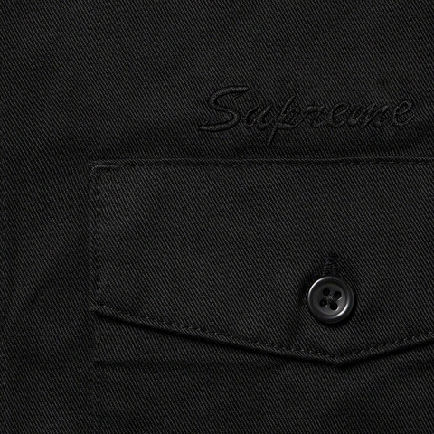 Supreme Raymond Pettibon Work Shirt - Black