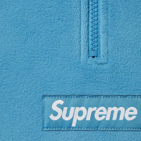 Supreme Polartec® Facemask Half Zip Pullover - Dusty Teal