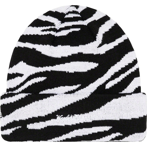 美品　Supreme　New Era　Box Logo　Beanie　Zebra New Era® Box Logo Beanie - fall/winter 2022 - Supreme
