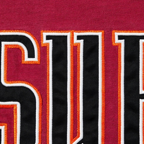 Supreme Contrast Appliqué S/S Top - Cardinal
