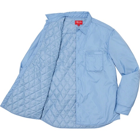 Supreme Nylon Filled Shirt - Slate Blue