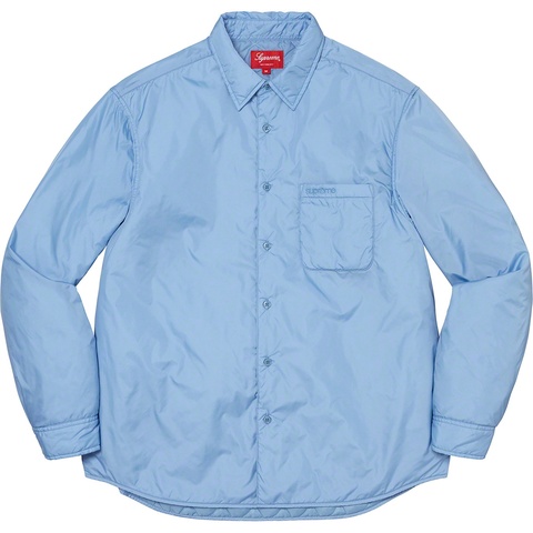 Supreme Nylon Filled Shirt - Slate Blue