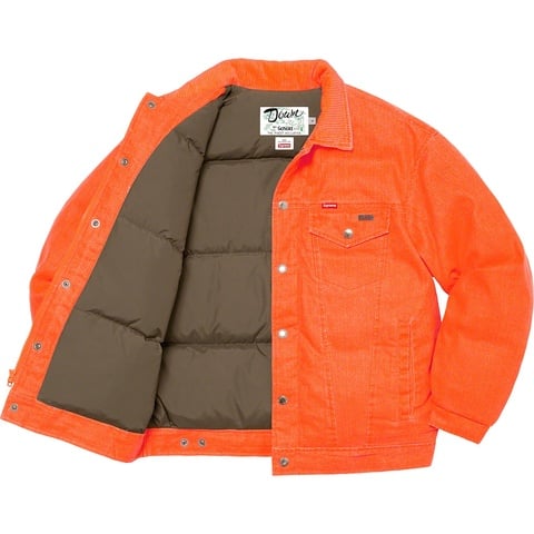 Supreme®/Schott® Canvas Down Trucker Jacket - Supreme